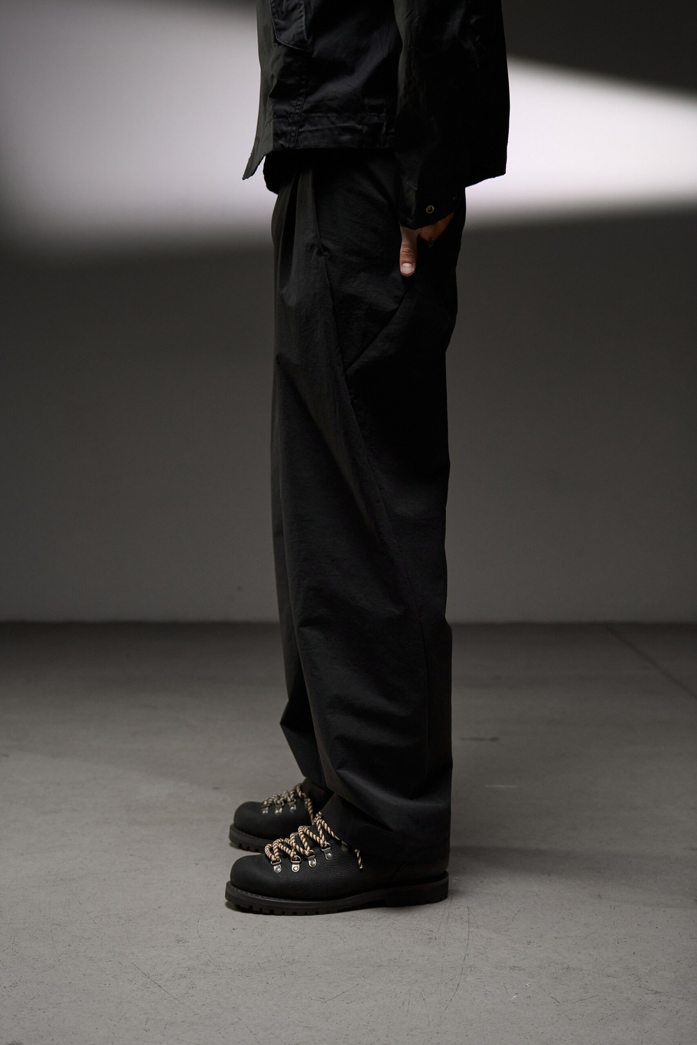 Брюки Blue Monte Casual Basic Tapered Pants "Black"