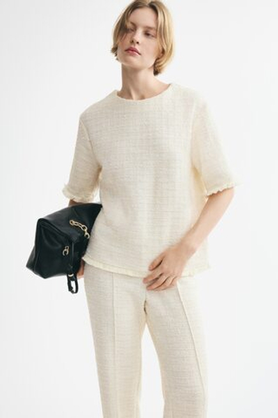 Топ из букле с кисточками - H&M