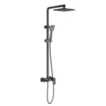 Timo SX-1030/03 Selene Душевая система для ванны 215х215/Ø85 мм, 1/1 режим, черный