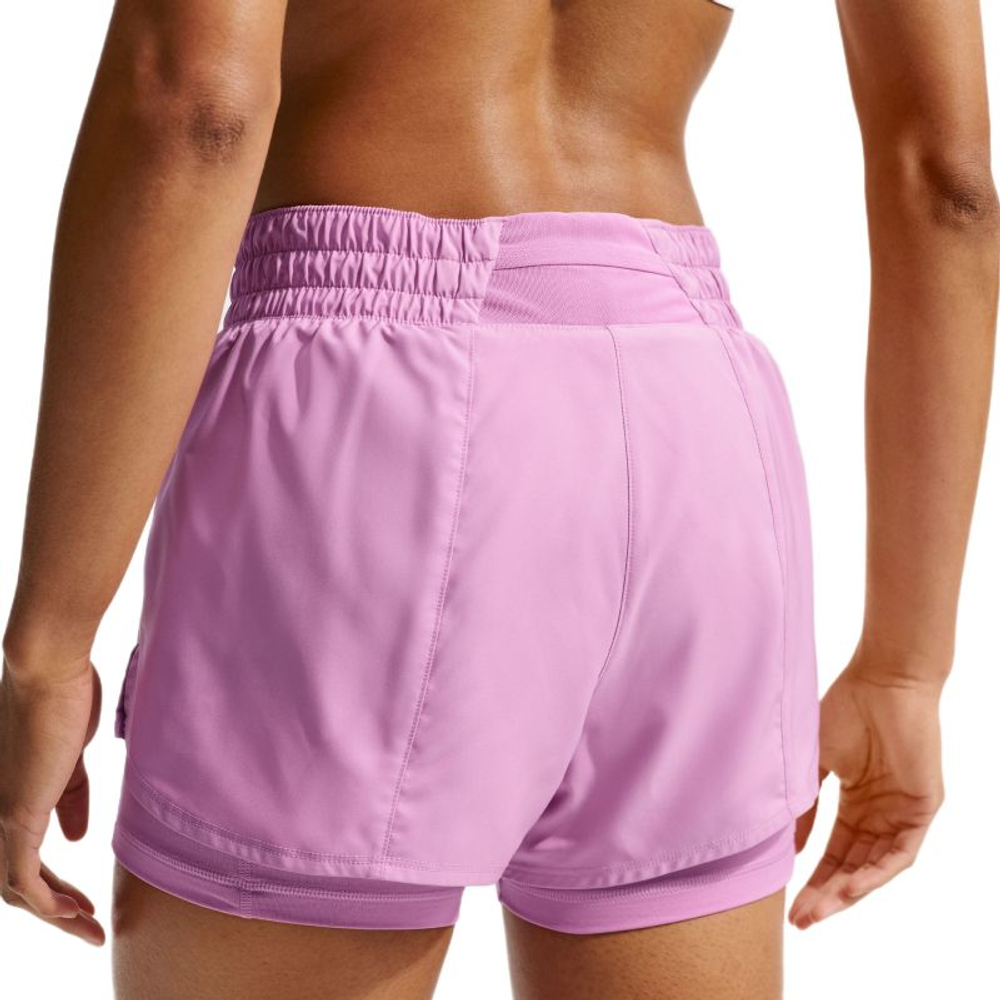 Женские теннисные шорты Nike Dri-Fit One 2-in-1 - light magenta/white