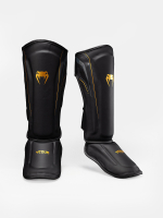 Щитки Venum Impact Streamline Black/Gold