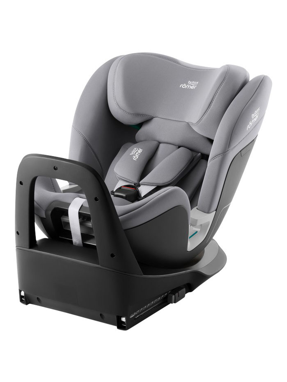 Автокресло 0+/1/2 Britax Roemer SWIVEL 2, серый (frost grey), с рождения до 7 лет, 0-25 кг, поворотное, ISOFIX