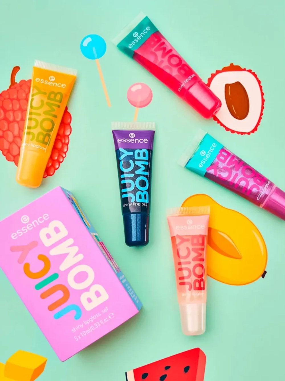 Блеск для губ "Juicy Bomb Shiny" (107 Glowy Gummy), 10мл.