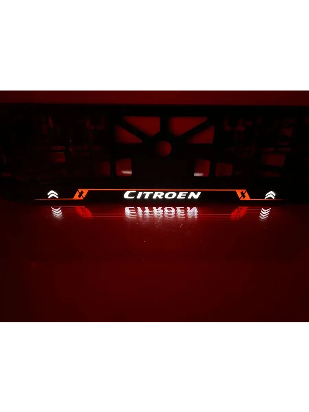 Рамка для номера с подсветкой RL. Citroen.