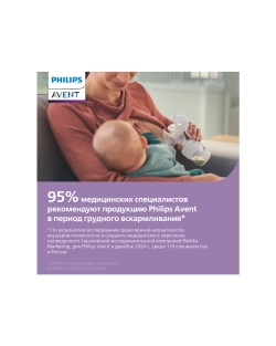 Соска силиконовая Philips Avent 2шт 5 поток SCY965/02