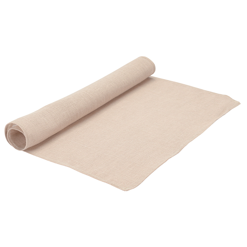 Салфетка сервировочная льняная 45x45 Tkano Essential бежевая