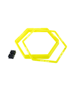 Набор шестиугольных напольных обручей JOGEL Agility Hoops JA-216, 6 шт.