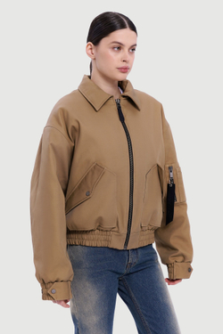 Бомбер "AVIATOR" бежевый