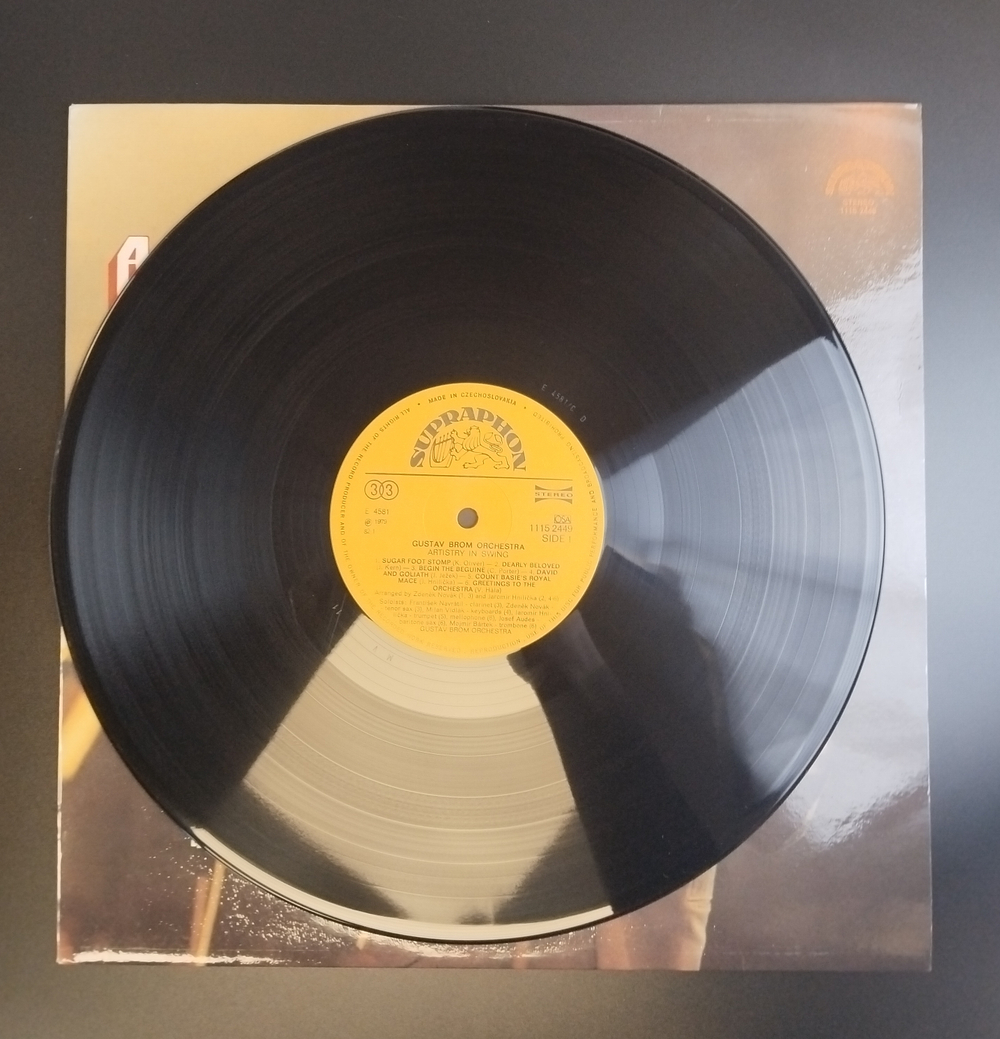 LP Gustav Brom Orchestra - Artistry In Swing. Джаз. Виниловая пластинка 12 дюймов. Supraphon Чехословакия.