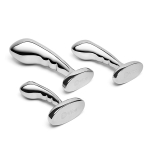 Набор стальных стимуляторов простаты 8,3; 10,3; 13см b-Vibe Stainless Steel P-Spot Training Set BV-054