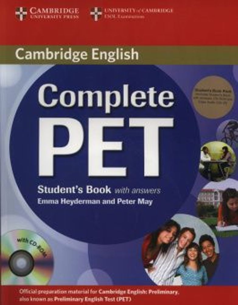 Complete PET Student's Book Pack (Student's Book with answers with CD-ROM and Audio CDs (2) Complete PET Student's Book Pack (Student's Book with answers with CD-ROM and Audio CDs (2)
