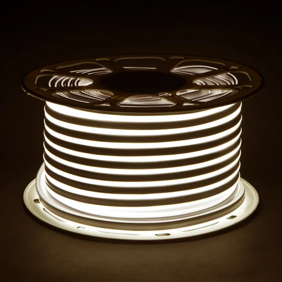 Гибкий неон LS 001 220V 9,6 IP67 Гибкий неон 220V 9,6W 120Led 2835 IP67 односторонний дневной белый, 50 м Elektrostandard