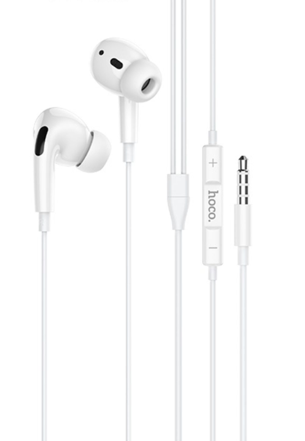 Стереонаушники Hoco M1 Pro с микрофоном 1.2м белые