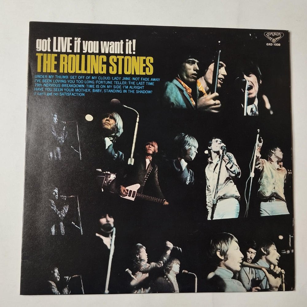 Винтажная виниловая пластинка LP The Rolling Stones Got Live If You Want It (Japan 1976) (No obi)