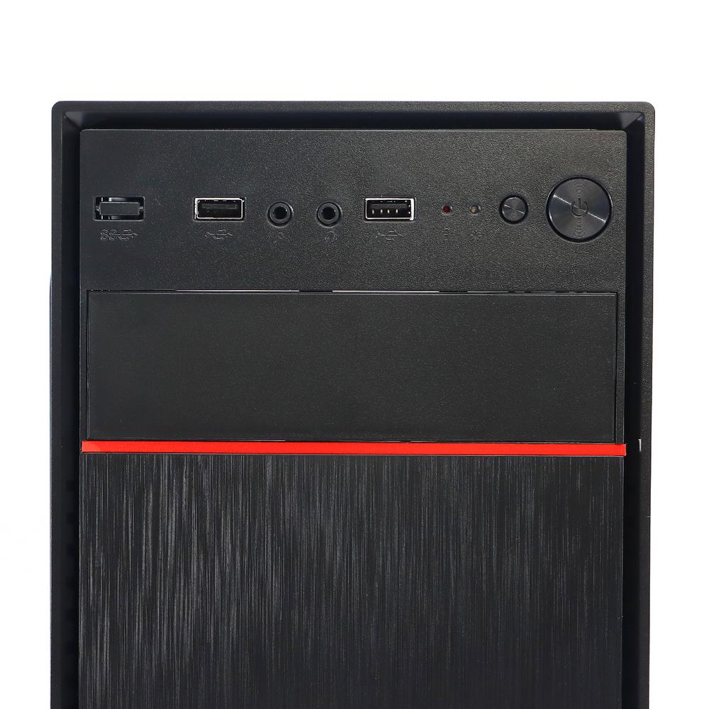 Корпус ТЕСЛА (TESLA) 3205BM, Без БП, ATX, чёрный, 2xUSB2 (TSL-3205-BM)