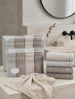 PUPİLLA COLLECTİON Набор Полотенец ALYANS 70*140 4пр. 100% Хлопок