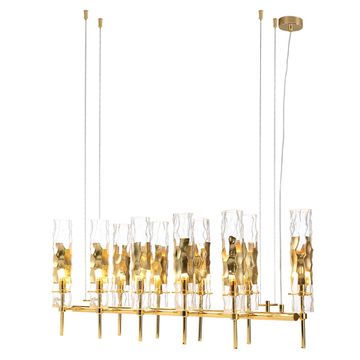 Подвесная люстра G9 Primavera SP10 Gold золото Crystal Lux