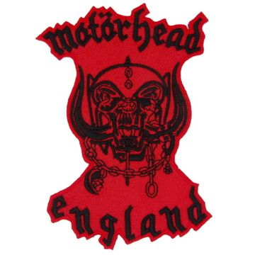 Нашивка Motorhead (England, красная)