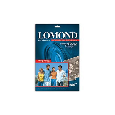 1103101 Lomond Бумага Premium А4 (суперглянц) 260г/м2 (20л)