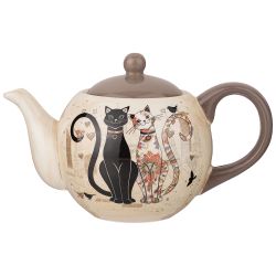 ЧАЙНИК AGNESS "ПАРИЖСКИЕ КОТЫ" 22,5*13,5*14,5 СМ 900 МЛ (КОР=16ШТ.)
