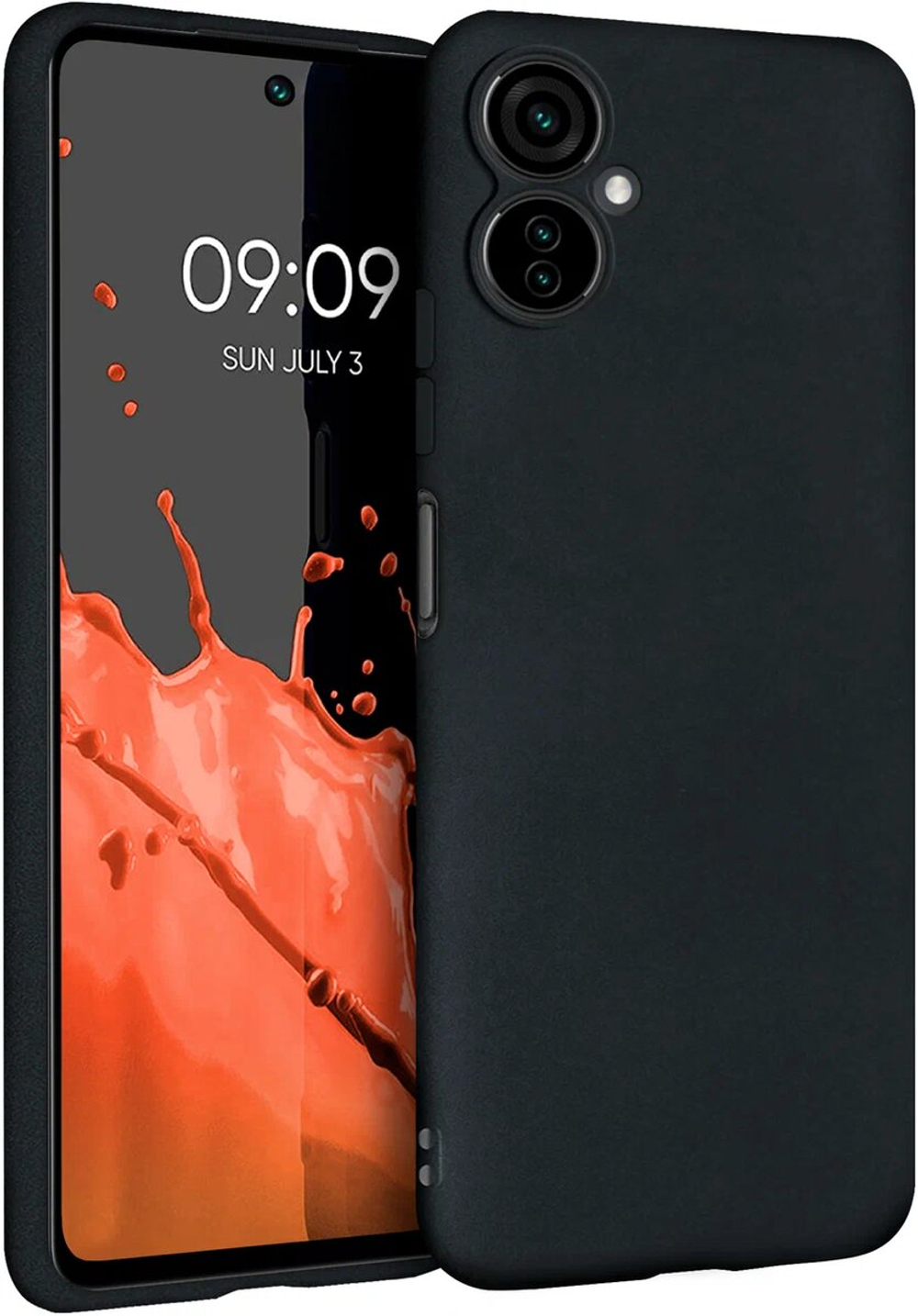 Мягкий Soft Touch чехол из силикона для TECNO CAMON 19 NEO (не PRO!) с бархатной подкладкой