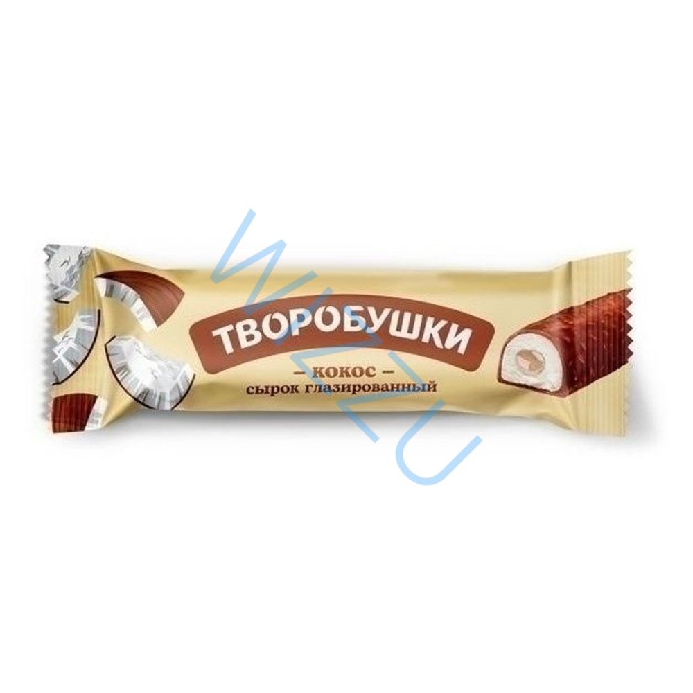 Сырок творожный глазированный Творобушки кокос 20 % 40 г