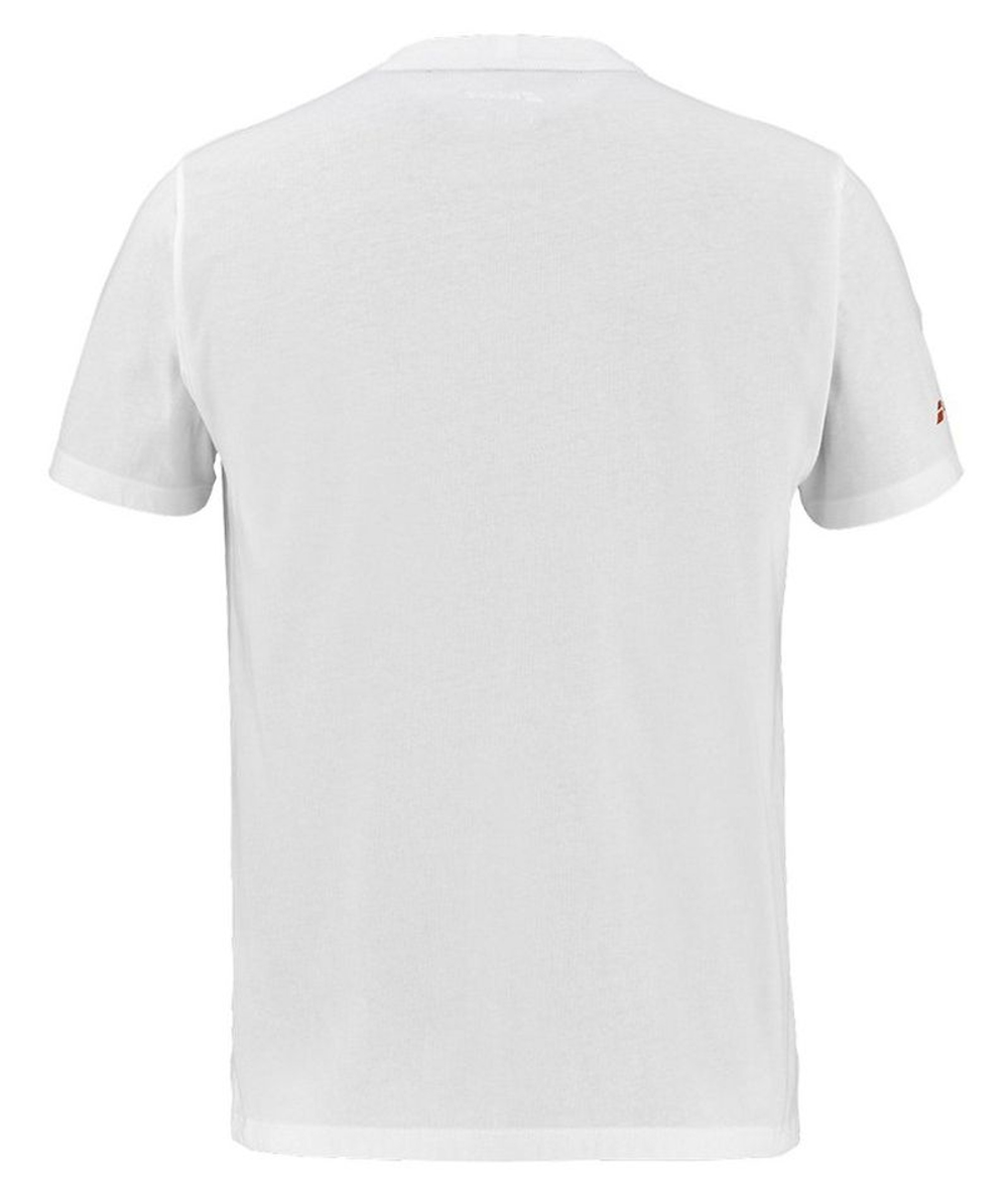 Мужская теннисная футболка Babolat Cotton J.Lebron - white