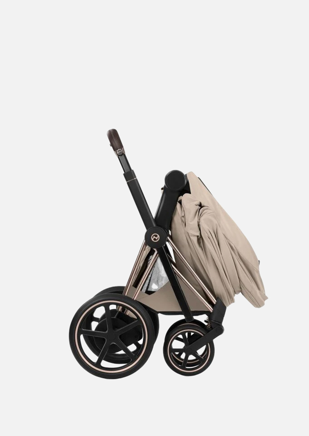 Cybex Детская коляска Priam Style Rosegold 2 в 1 цвет Cozy Beige