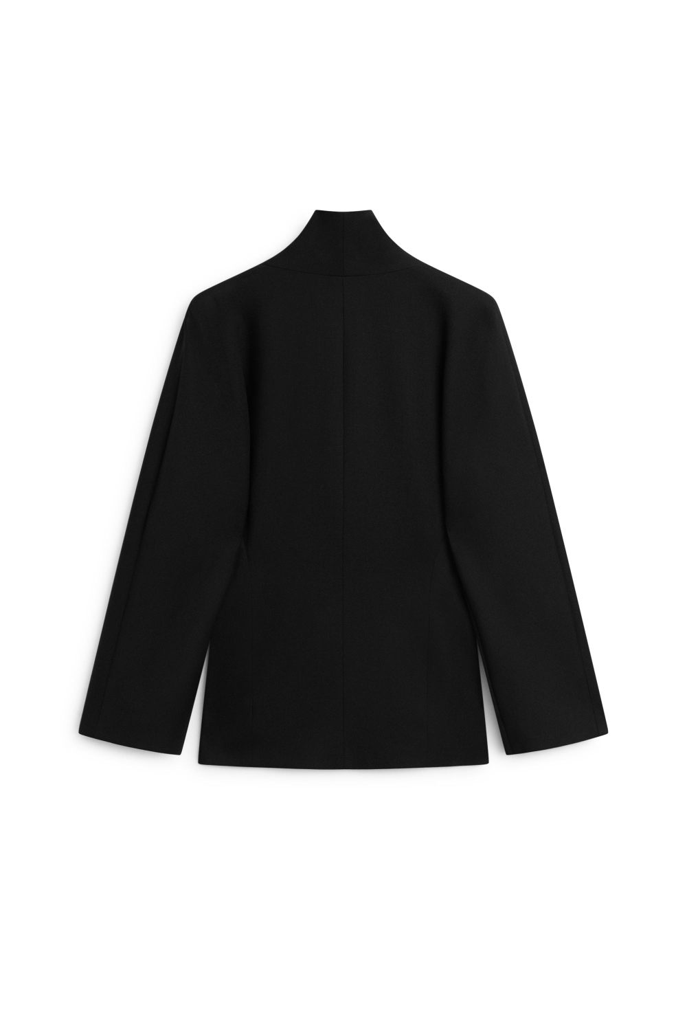 Massimo Dutti Куртка из 100% шерсти - Limited Edition, черный