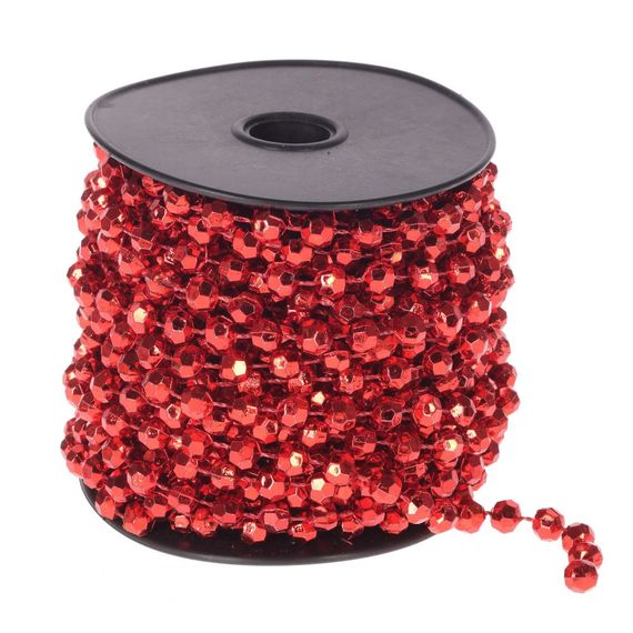 Украшение новогоднее "Бусы", D 0.6 см, L 1000 W 0,6 H 0,6 см