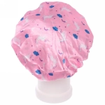 Шапочка для душа «Ultramarine - Shower bunini», микс 4 цвета, d-24 см (двухсторонняя, внутренний слой EVA)