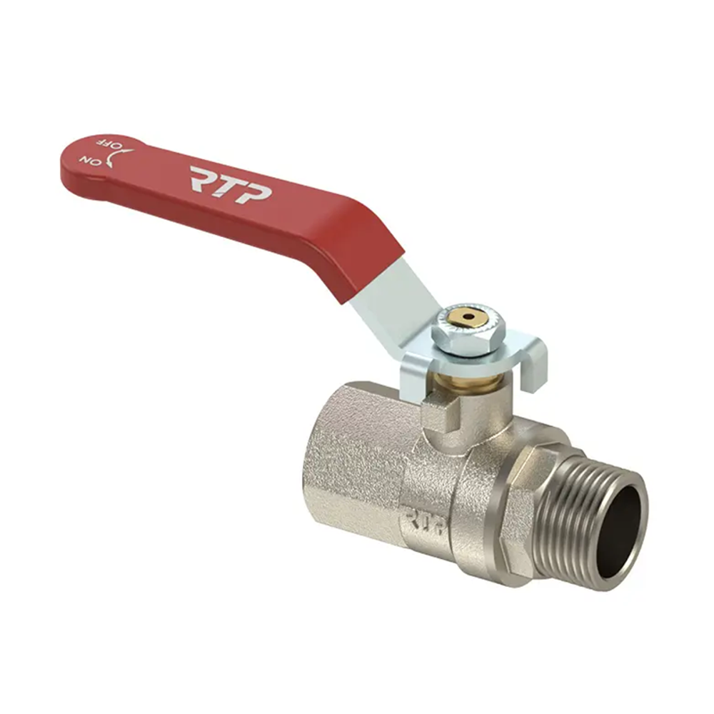 Кран шар латунный 3/4" вн/нар PN25 ручка рычаг (25353) Кран шар латунный 3/4" вн/нар PN25 ручка рычаг (25353)