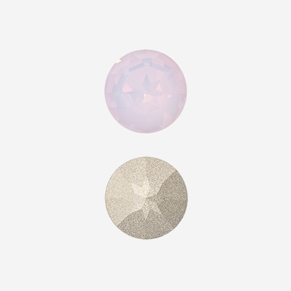 Кристалл Шатон (Chaton), оттенок "Розовый Опал"/"Rose Water Opal", 12мм