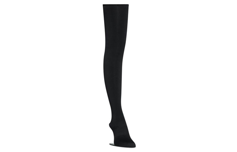 Balenciaga Stage Knee High Boots 11cm Women"s Black