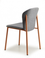 Стул с обивкой Scab Design Finn, терракотовый, серый