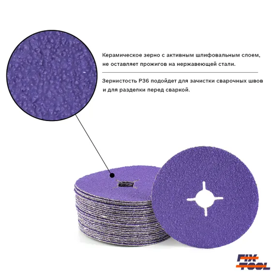 Фибровый круг bora-9 P36 преимущества
