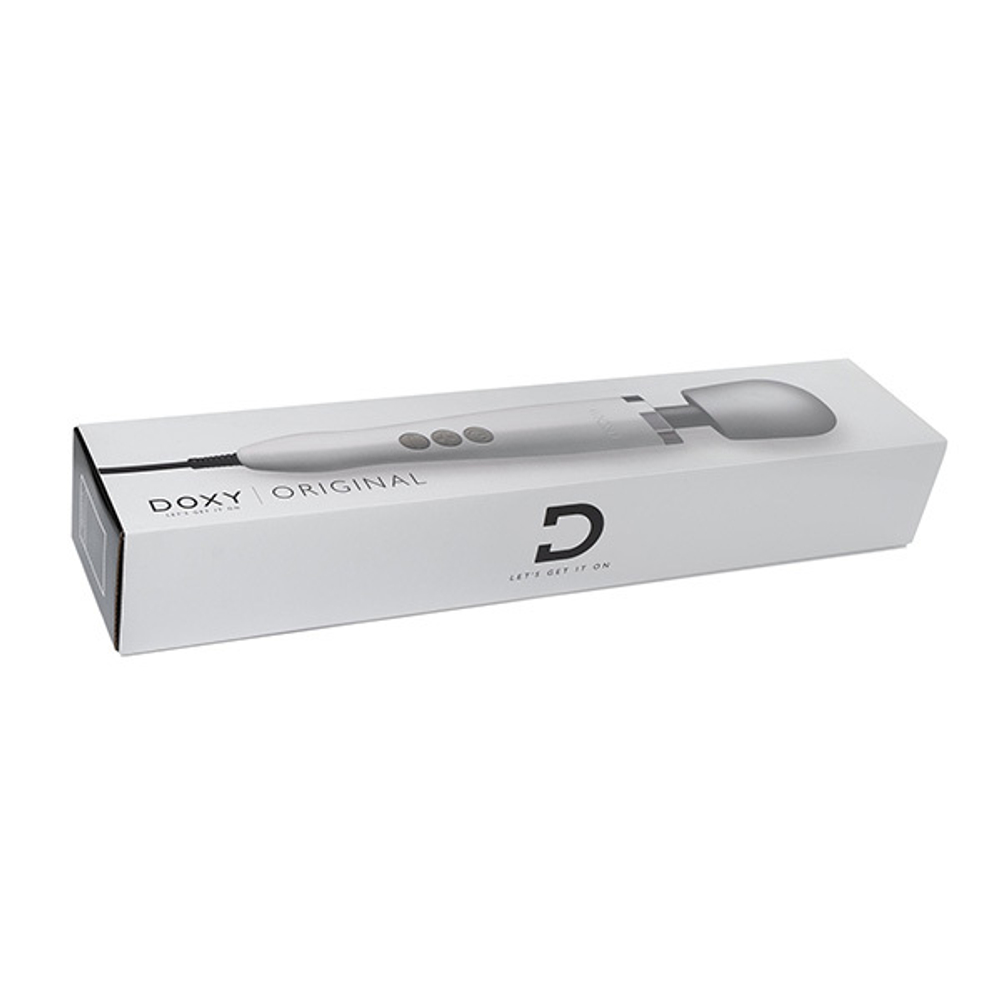 Белый вибратор-вонд 37см Doxy Original Massage Wand White