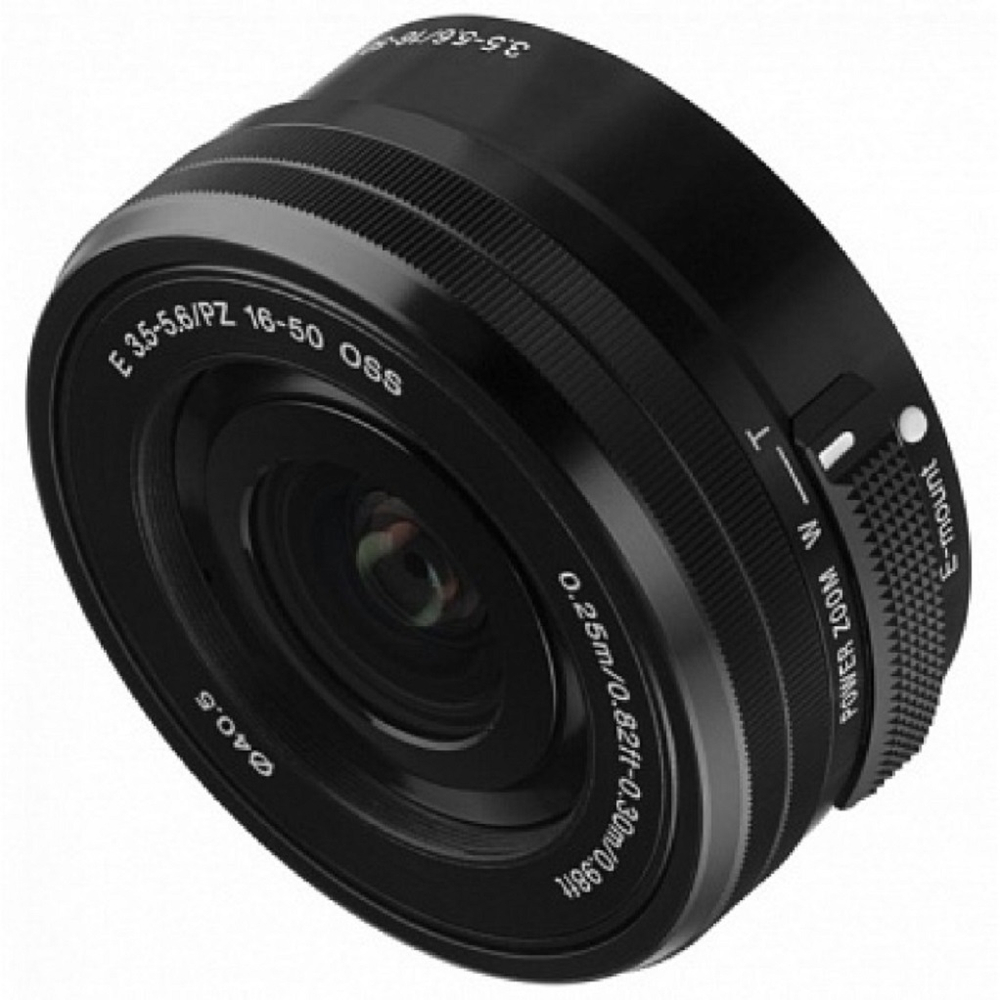 Объектив Sony E PZ 16-50mm f/3.5-5.6 OSS II, black, стабилизация изображения