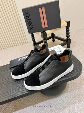 Слипоны чёрно-серые от Zegna BP5-050520