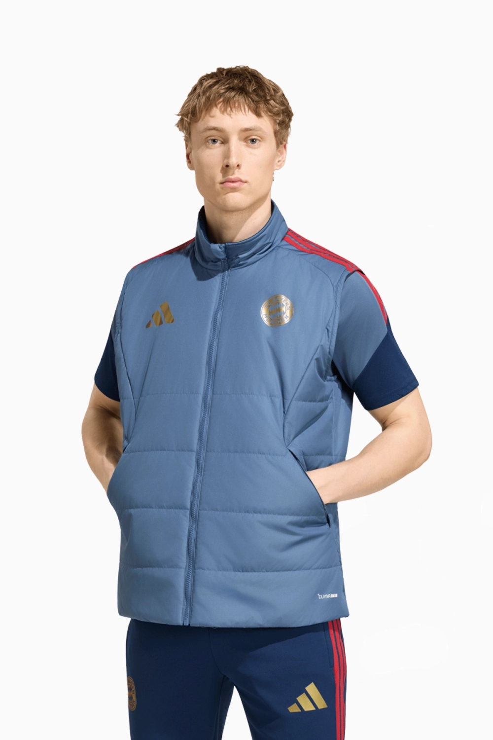 Жилет adidas FC Bayern 26/27 Winterized Vest - синий
