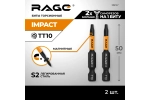 Набор бит ударные IMPACT Torx T10 S2, 50 мм, 2 шт rage by VIRA 554145