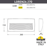Подсветка для ступеней Fumagalli LORENZA AS3.000.000.LXP1L