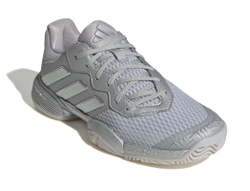 Детские теннисные кроссовки Adidas Barricade K - silver metallic/silver metallic/dash grey