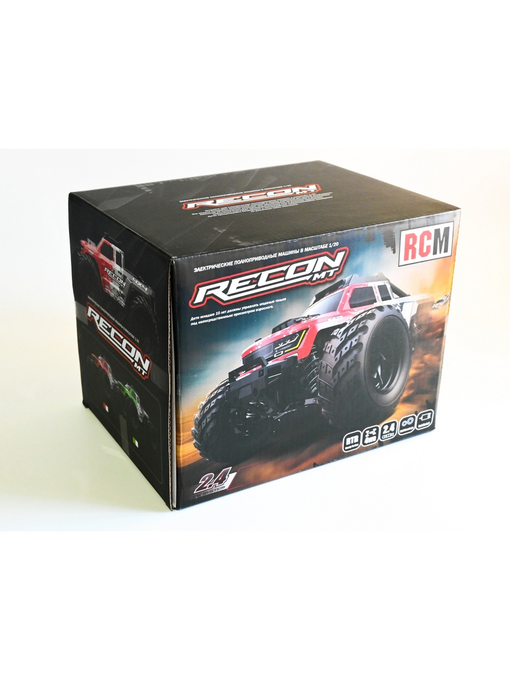 Радиоуправляемый монстр RCM Recon MT (красный) 4WD 2.4G 1/20 RTR
