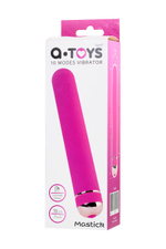 Розовый нереалистичный вибратор Mastick - 18 см. (Цвет: розовый)
