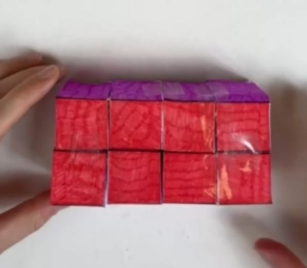 Делаем бесконечный кубик из бумаги Делаем бесконечный кубик из бумаги