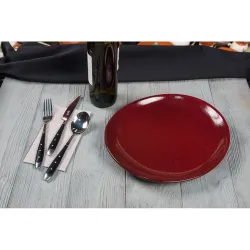 Блюдо овальное 30*26,5 см h2,8 см Evolution Dark Red P.L. Proff Cuisine [1]
