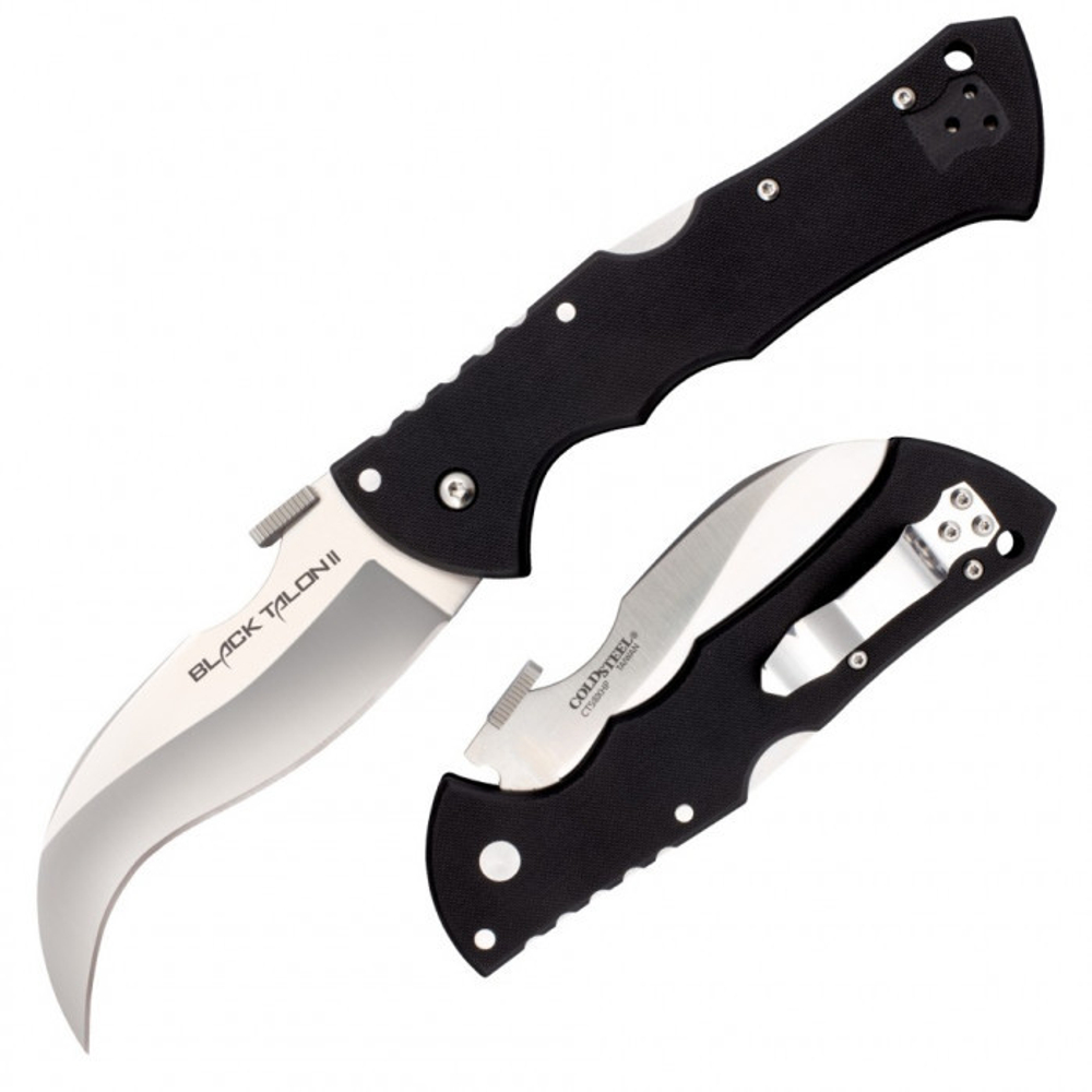 Складной нож Cold Steel 22BT Black Talon II Plain Edge