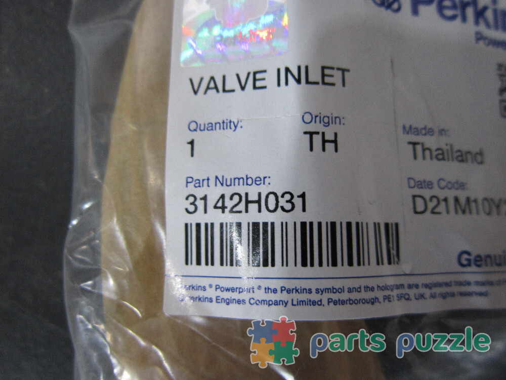 Клапан впускной / VALVE INLET АРТ: 3142H031