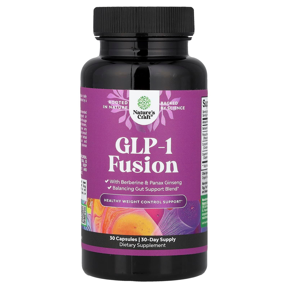 Nature's Craft, GLP-1 Fusion, 30 капсул